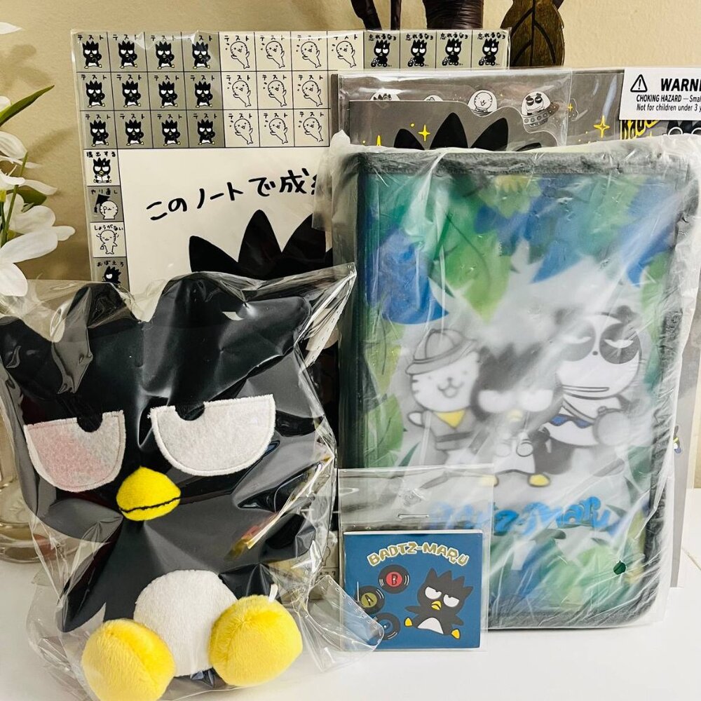 VINTAGE Badtz-Maru Stationery Plushy Lot